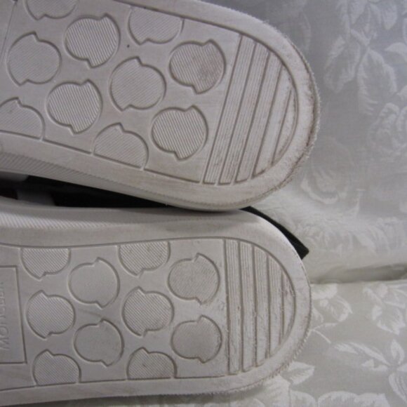 Moncler crackle metallic Monaco-style sneakers - Picture 12 of 13